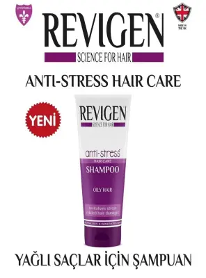 Revigen Anti-Stress Oily Hair Shampoo - Yağlı Saçlar - 250 ml - Revigen