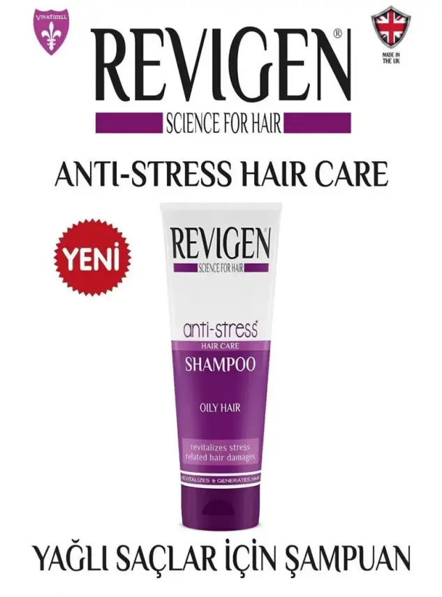 Revigen Anti-Stress Oily Hair Shampoo - Yağlı Saçlar - 250 ml - 1