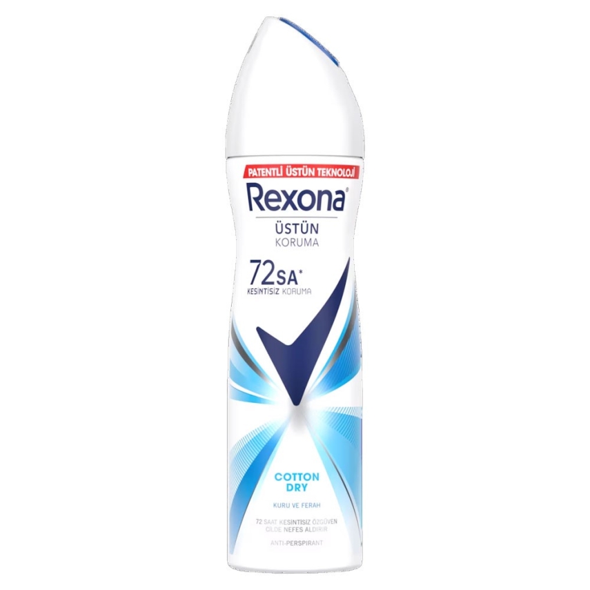 Rexona Kadın Sprey Deodorant Cotton Dry Antiperspirant 150 ml - 1