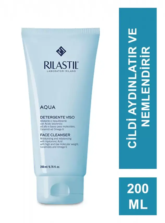 Rilastil Aqua Face Cleanser Nemlendirici Köpük Jel 200 ml - 1