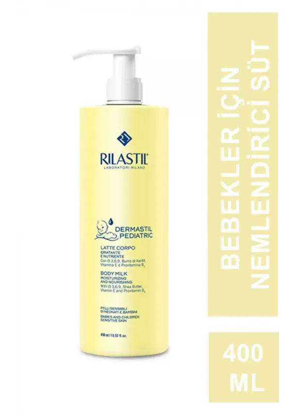 Rilastil Dermastil Pediatric Body Milk Nemlendirici Süt 400 ml - 1