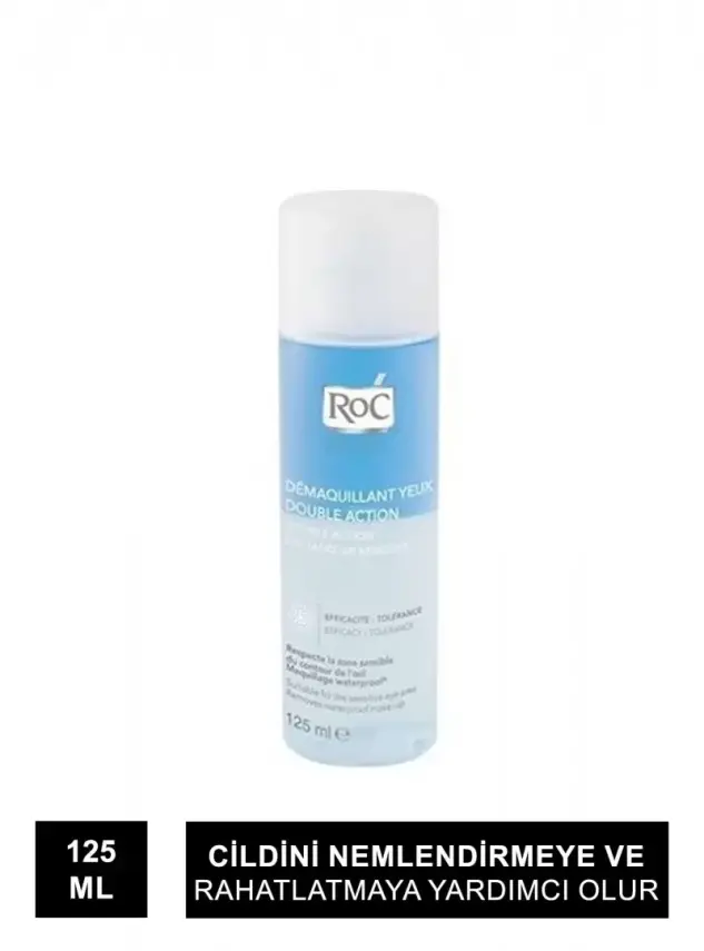 Roc Double Action Eye Make Up Remover 125ml - 1
