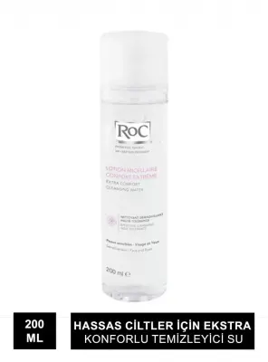Roc Extra Comfort Cleansing Water 200ml - 1