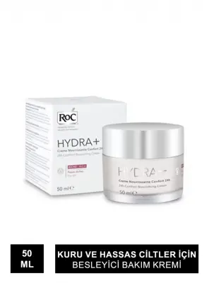 Roc Hydra +24h Comfort Besleyici Bakım Kremi 50ml - 1