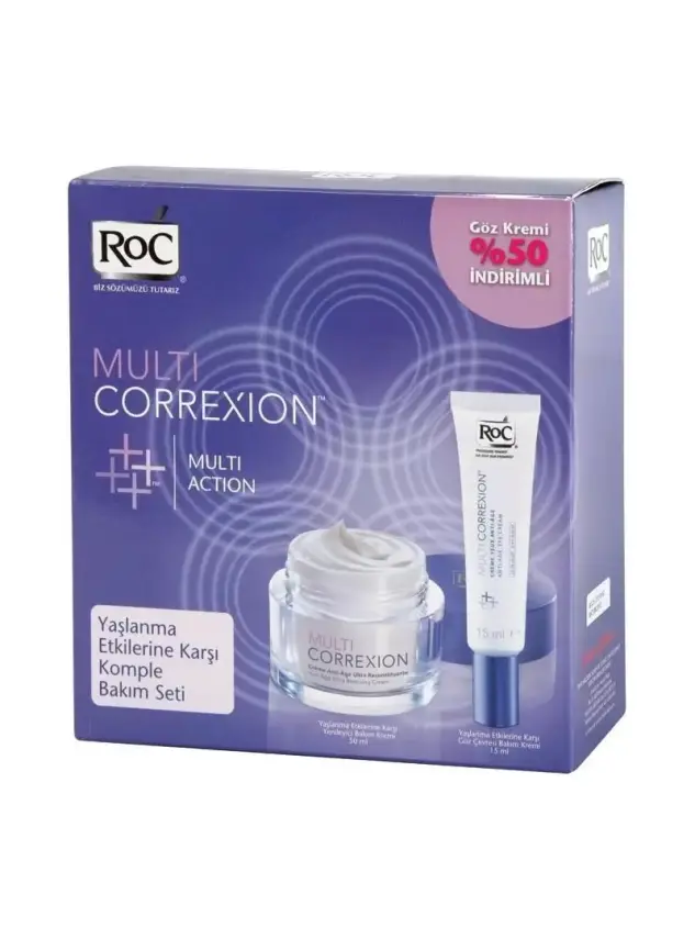 Roc Multi Correxion Yeniliyici Bakım Kremi + Göz Kremi % 50 İndirimli - 2