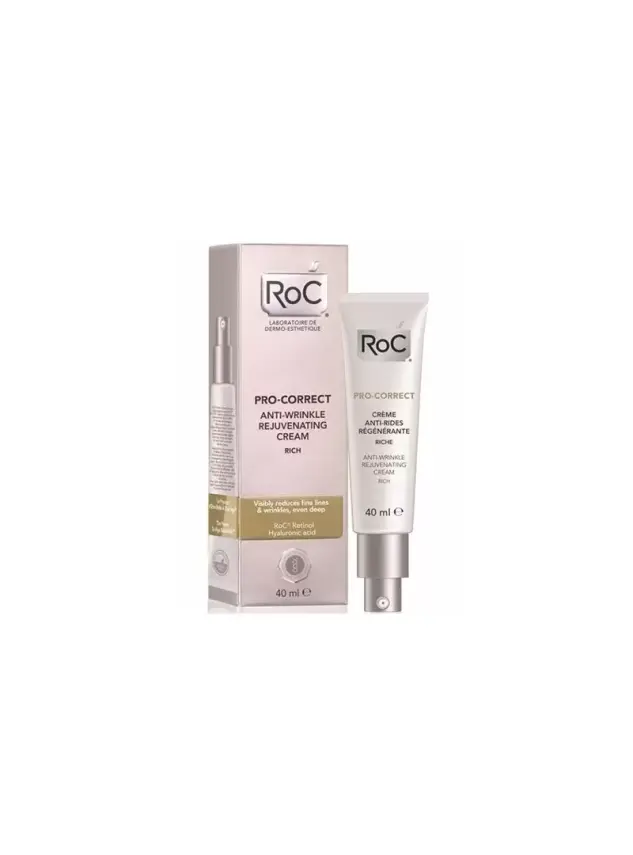 Roc Pro-Correct Anti-Wrinkle Rich Cream - Kırışık Karşıtı Canlandırıcı Yoğun Bakım Kremi 40 ml - 2