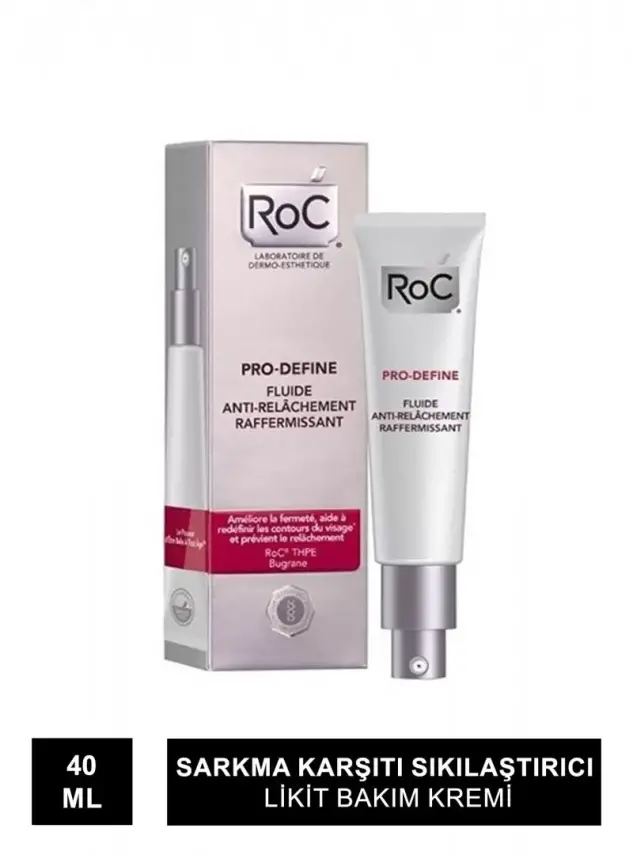 RoC Pro-Define Fluid - Sarkma Karşıtı Sıkılaştırıcı Likit Bakım Kremi 40 ml - 1