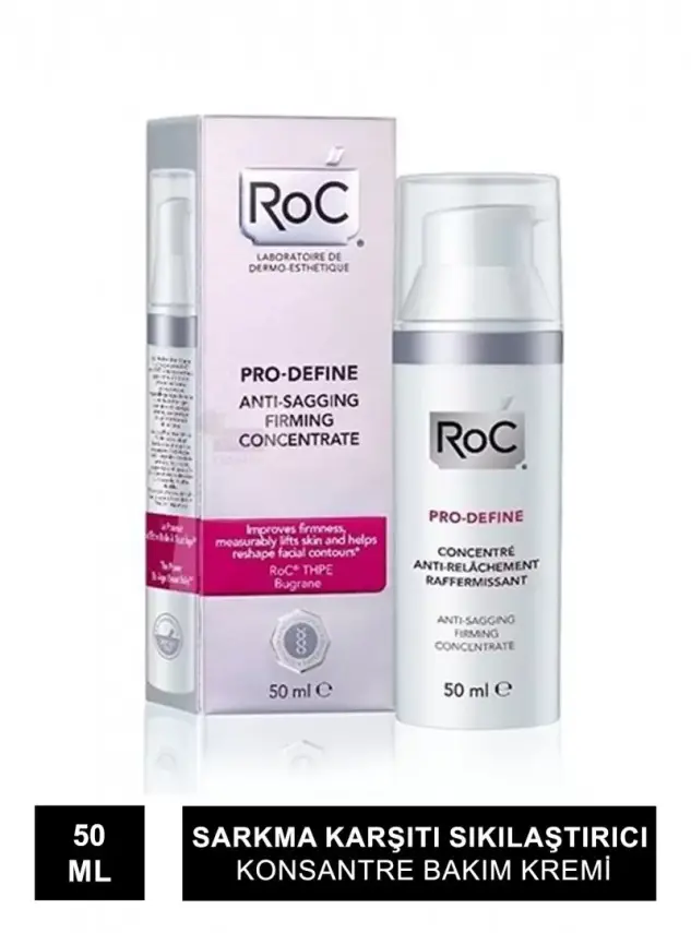 RoC Pro-Define Sarkma Karşıtı Sıkılaştırıcı Konsantre Bakım Kremi 50 ml - 1