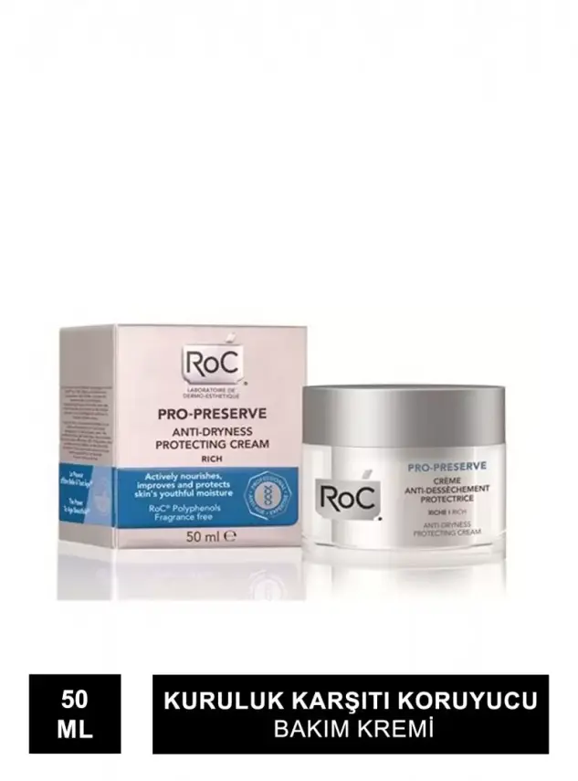 RoC Pro-Preserve Rich Kuruluk Karşıtı Koruyucu Bakım Kremi - Zengin Formül 50ml - 1