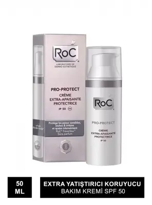 RoC Pro-Protect Extra Yatıştırıcı Koruyucu Bakım Kremi SPF 50 50ml - 1