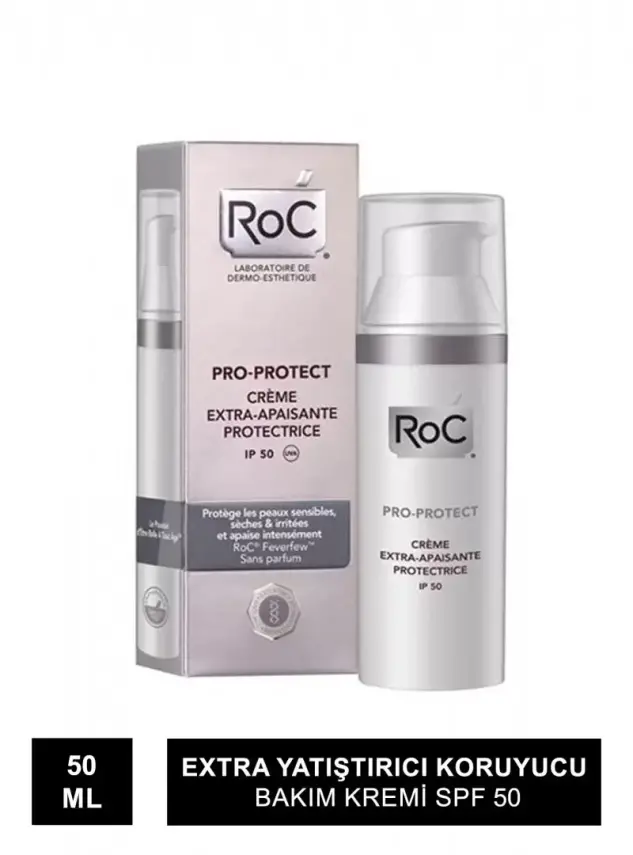 RoC Pro-Protect Extra Yatıştırıcı Koruyucu Bakım Kremi SPF 50 50ml - 1