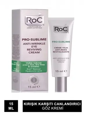 Roc Pro-Sublime Anti-Wrinkle Kırışık Karşıtı Canlandırıcı Göz Kremi 15 ml - 1