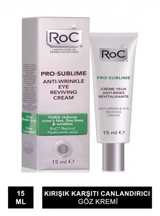 Roc Pro-Sublime Anti-Wrinkle Kırışık Karşıtı Canlandırıcı Göz Kremi 15 ml - 1
