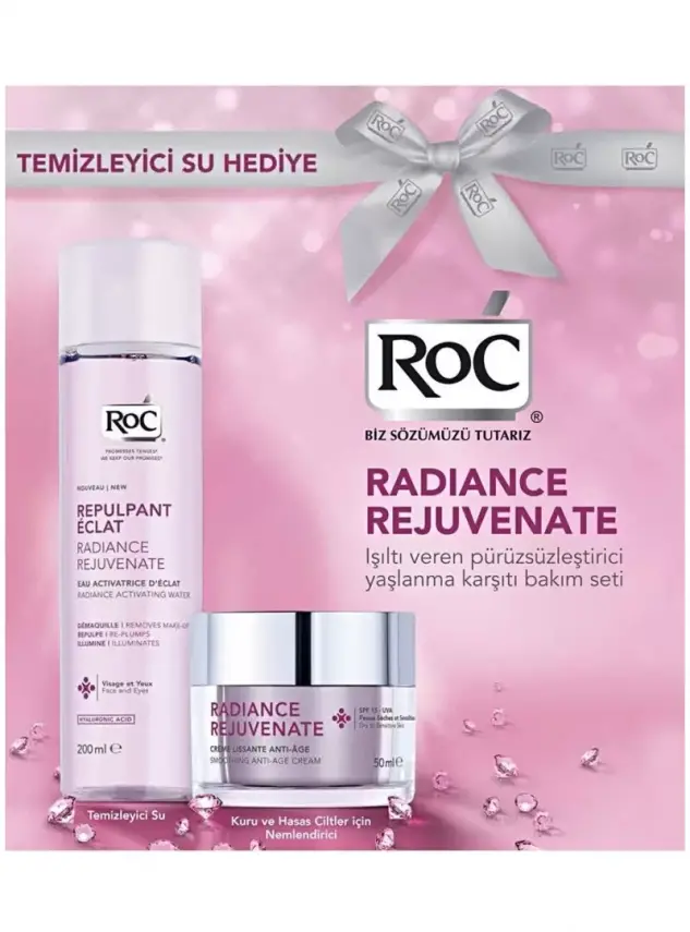 RoC Radiance Rejuvenate Kuru ve Hassas Cilt + Temizleyici Su Hediyeli - 1