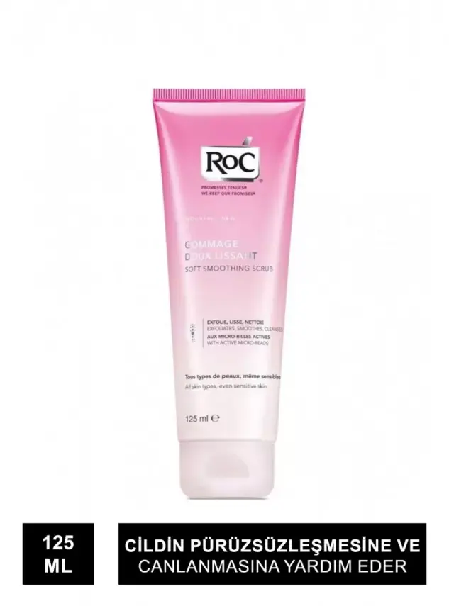 Roc Soft Smoothing Facial Scrub 125ml - 1