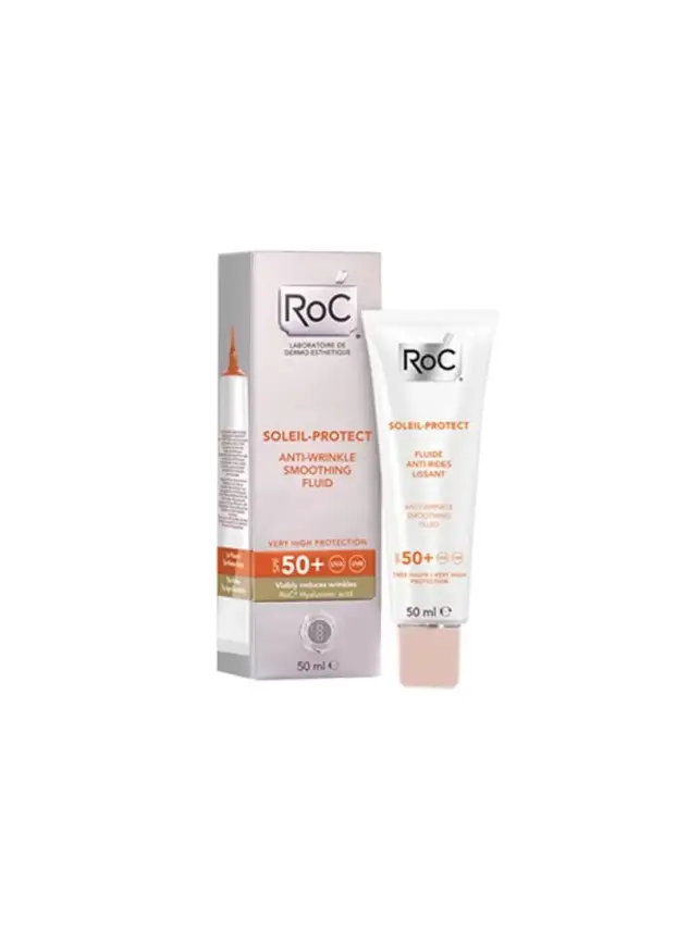 RoC Soleil Protect Kırışık Karşıtı Güneş Koruyucu Likit Yüz Nemlendiricisi SPF 50+ - 2