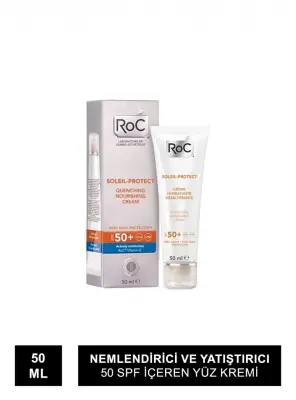 Roc Soleil Protection SPF 50 Yatıştırıcı Yüz Kremi 50 ml - 1