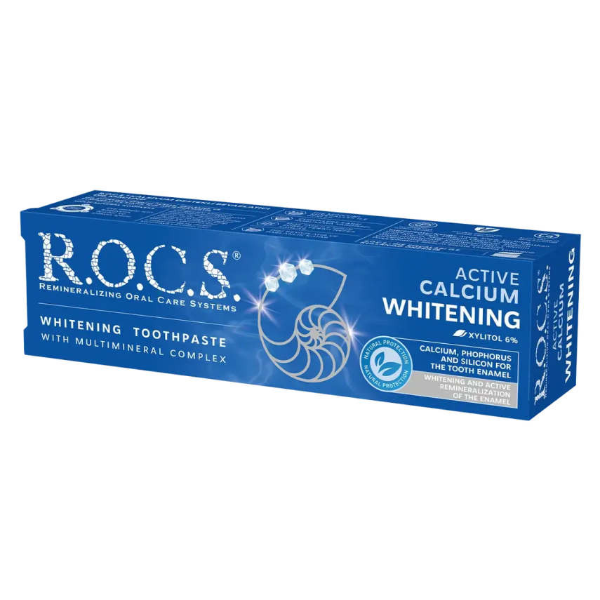 Rocs Aktif Kalsiyum Beyazlatıcı Diş Macunu 75 ml - 2