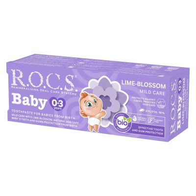 Rocs Baby Ihlamur Özlü 0-3 Yaş Diş Macunu 35ml - ROCS