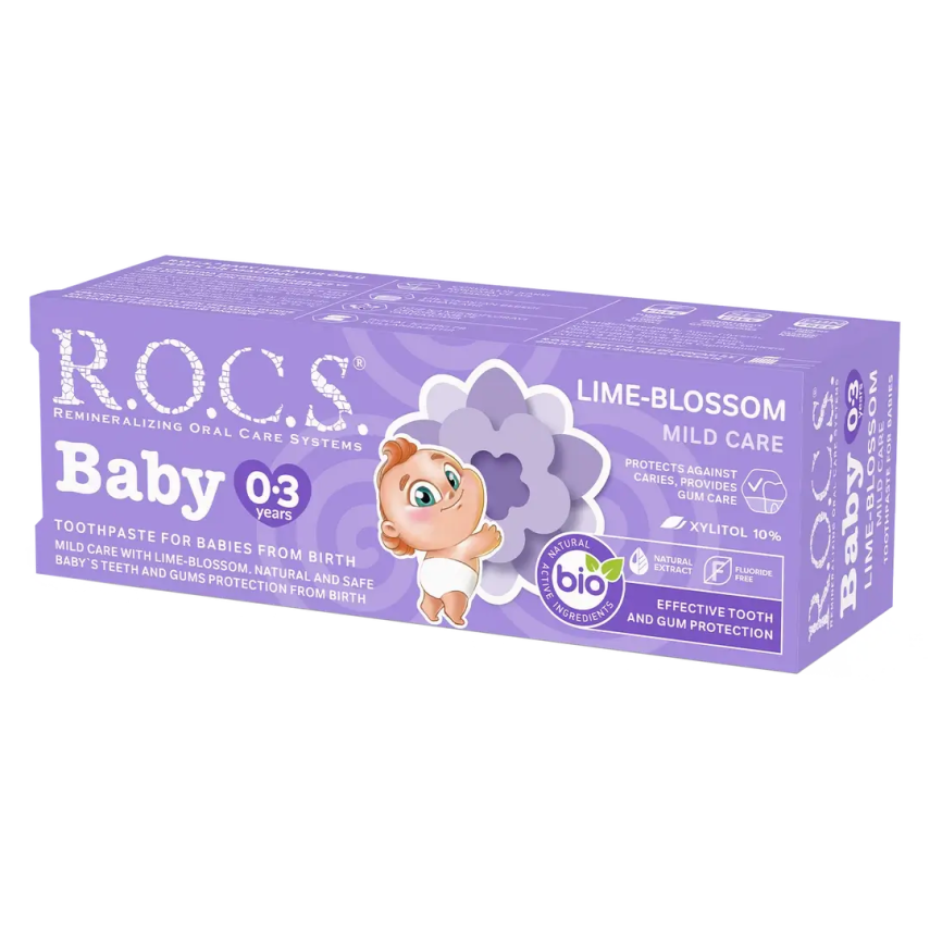 Rocs Baby Ihlamur Özlü 0-3 Yaş Diş Macunu 35ml - 1