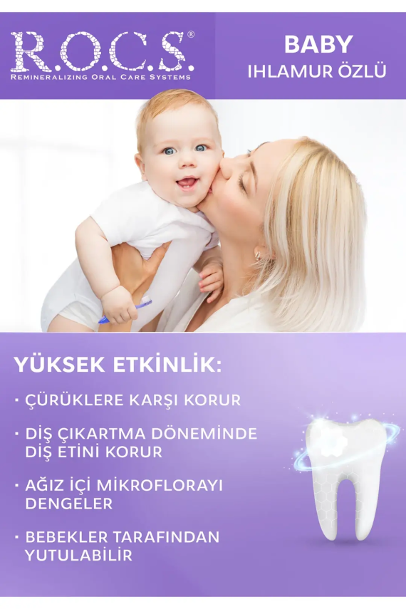 Rocs Baby Ihlamur Özlü 0-3 Yaş Diş Macunu 35ml - 3