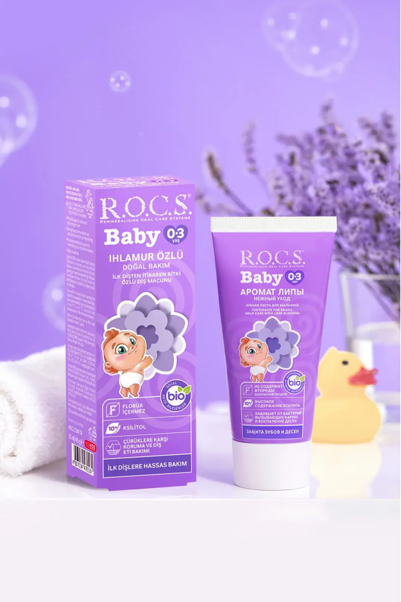 Rocs Baby Ihlamur Özlü 0-3 Yaş Diş Macunu 35ml - 2
