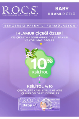 Rocs Baby Ihlamur Özlü 0-3 Yaş Diş Macunu 35ml - 4