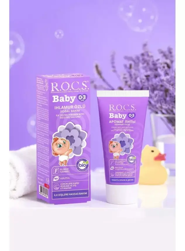 Rocs Baby Ihlamur Özlü 0-3 Yaş Diş Macunu 35ml - 2