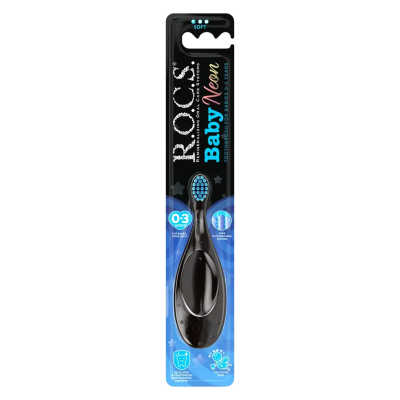 Rocs Baby Neon 0-3 Yaş Diş Fırçası - ROCS