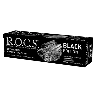 Rocs Black Edition Diş Macunu 60 ml - 2