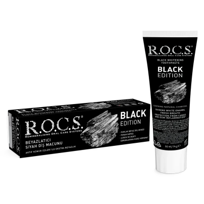 Rocs Black Edition Diş Macunu 60 ml - 1