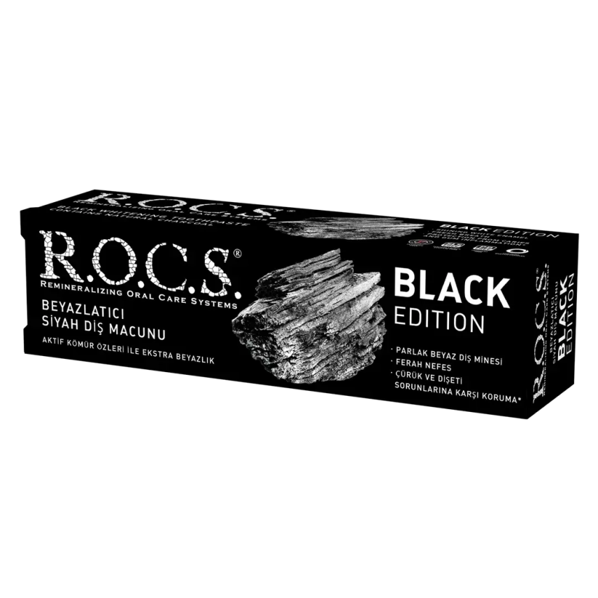 Rocs Black Edition Diş Macunu 60 ml - 2