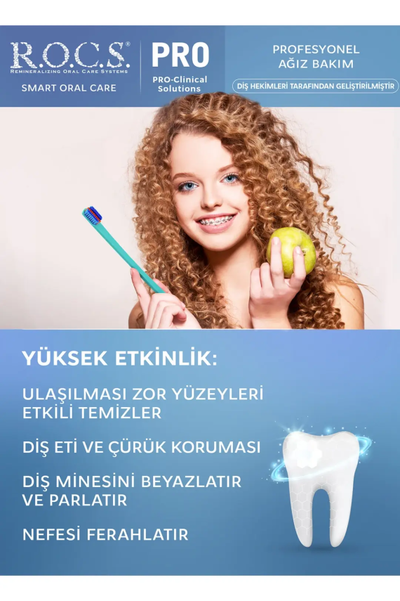 Rocs Brackets & Ortho Pro Özel Diş Macunu 60ml - 3