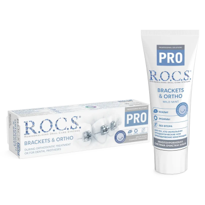 Rocs Brackets & Ortho Pro Özel Diş Macunu 60ml - 1