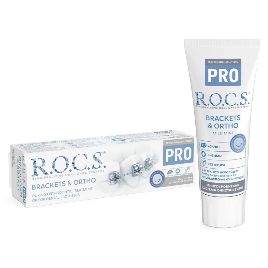 Rocs Brackets & Ortho Pro Özel Diş Macunu 60ml - 1