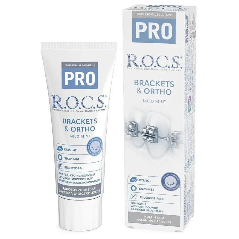 Rocs Brackets & Ortho Pro Özel Diş Macunu 60ml - 5