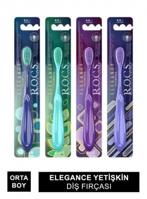 Rocs Elegance Yetişkin Diş Fırçası - Orta - ROCS