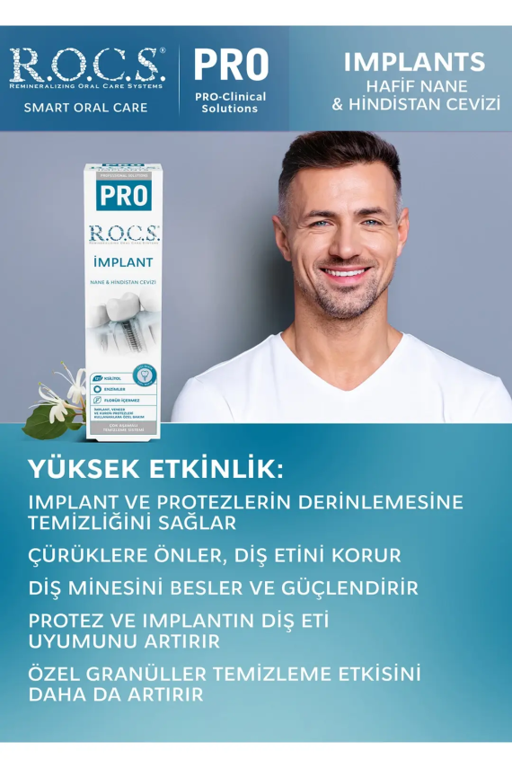 Rocs İmplants Diş Macunu 60 ml - 5