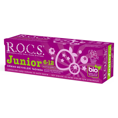 ROCS Junior 6-12 Yaş Diş Macunu - Orman Meyveleri Tadında 60 ml - 2