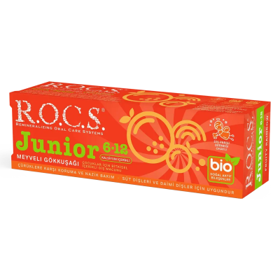 Rocs Junior 6-12 Yaş Meyveli Gökkuşağı Diş Macunu 60 ml - 2