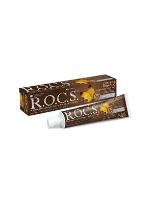 ROCS Kahve & Tütün Lekelere Karşı Diş Macunu - ROCS