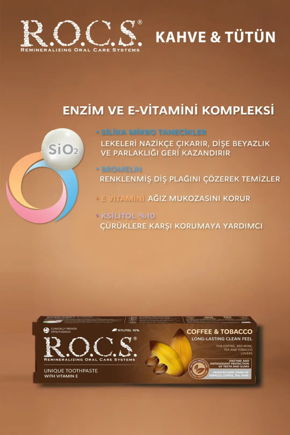 ROCS Kahve & Tütün Lekelere Karşı Diş Macunu - 4