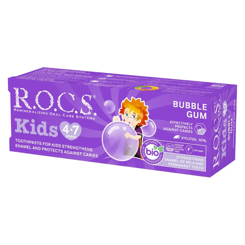 ROCS Kids Balon Sakızlı 4-7 Yaş Diş Macunu 35 ml - 2