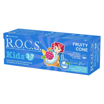 ROCS Kids Meyve Külahı 3-7 Yaş Diş Macunu - 2