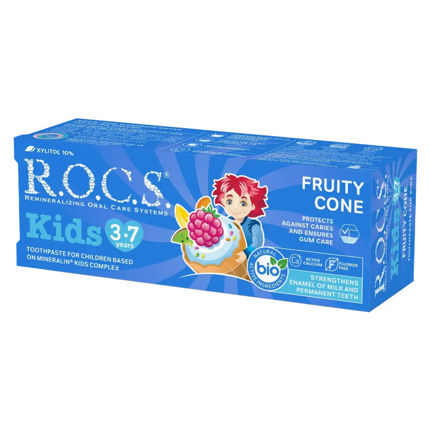 ROCS Kids Meyve Külahı 3-7 Yaş Diş Macunu - 2