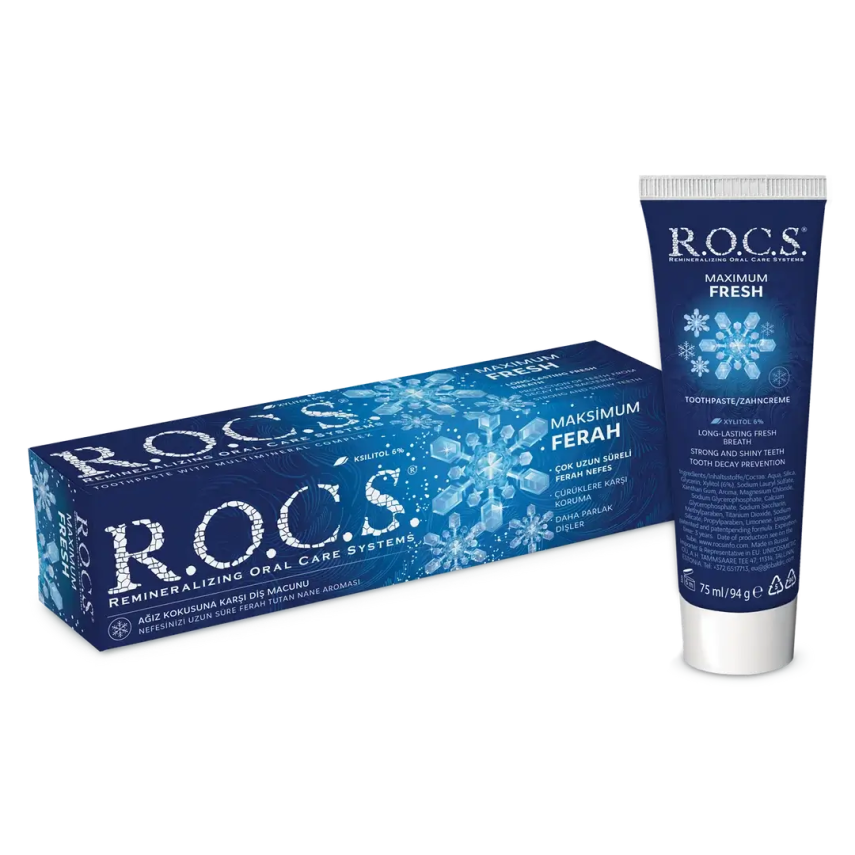 Rocs Maximum Fresh Diş Macunu 75 ml - 1
