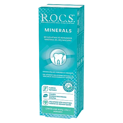 Rocs Minerals Jel Diş Macunu 35 ml - ROCS