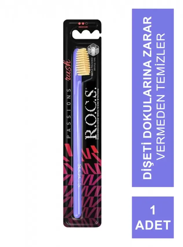 Rocs Passions Medium Diş Fırçası - 1