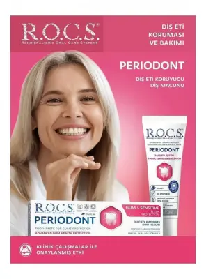 Rocs Periodont Diş Eti Koruması ve Bakımı Diş Macunu 75 ml - ROCS