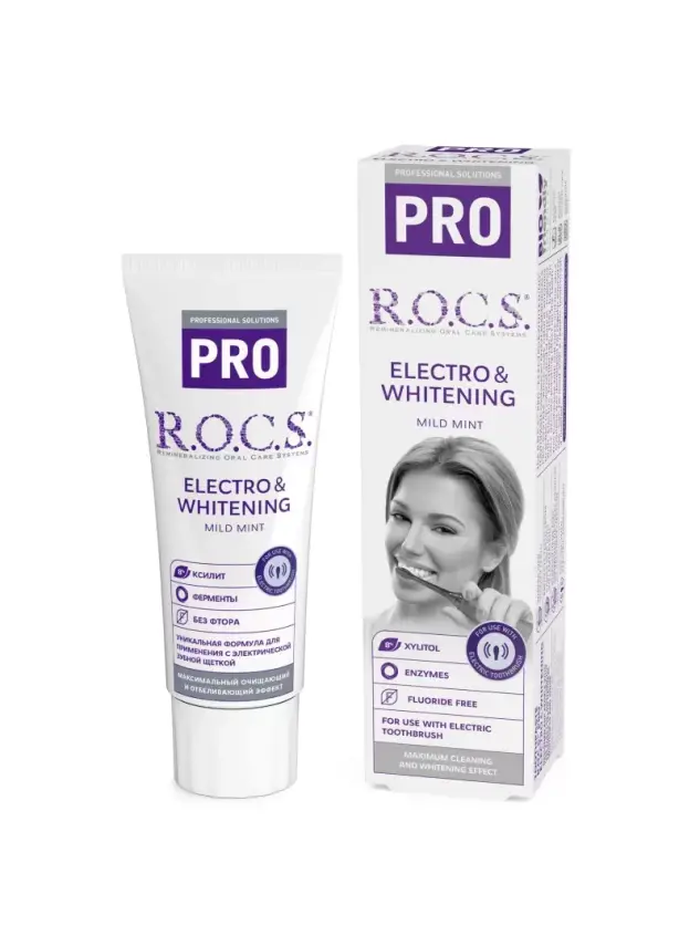 Rocs Pro Electro & Whitening Diş Macunu 60 ml - 2